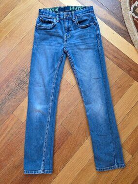 Levi's 511 Kids Light Wash Denim Jeans Size 16 Regular